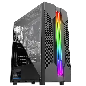 I5 8TH GEN, 16GB DDR4, 256GB SSD, GTX 1050 2GB, GAMING MID TOWER DESKTOP PC